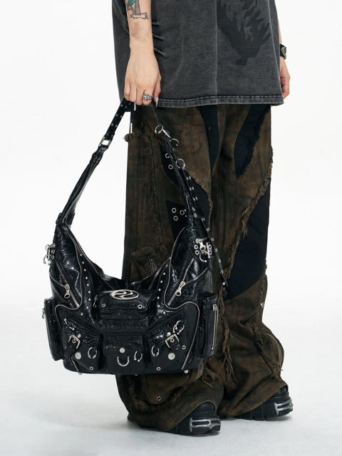 【PERSONSOUL】Punk Sheepskin Bag