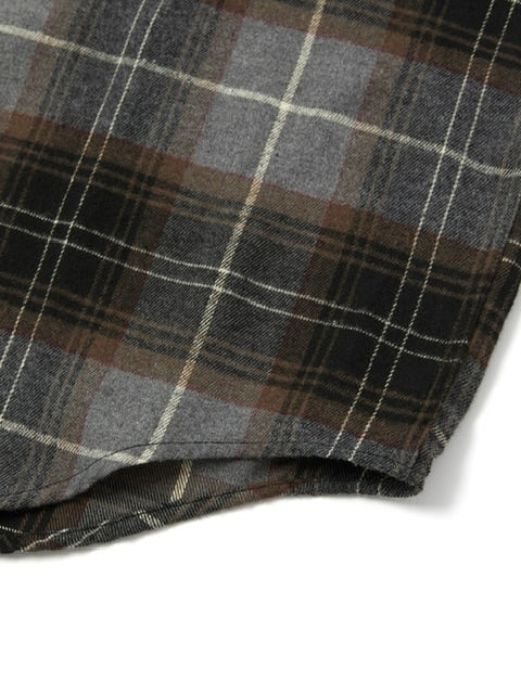 【DNSR】Oversized flannel check shirt