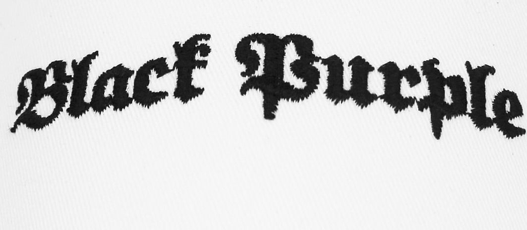 【BLACK PURPLE】Bad-Bat Ball Cap - Black