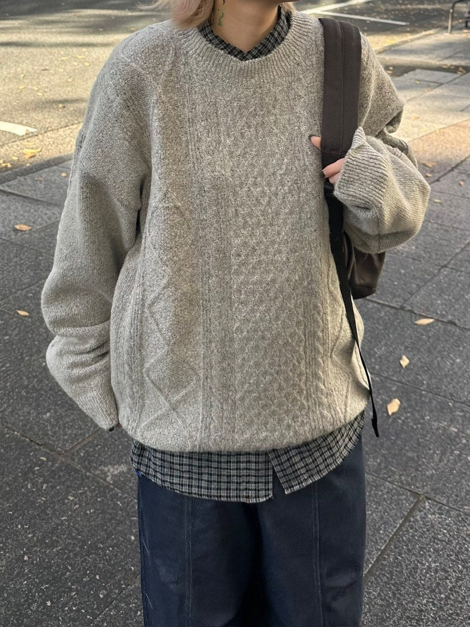 【youll】loose cable knit (2color)