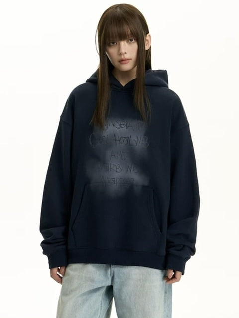 【TGNS】Happyeverday Graffiti Dyed Sweatshirt