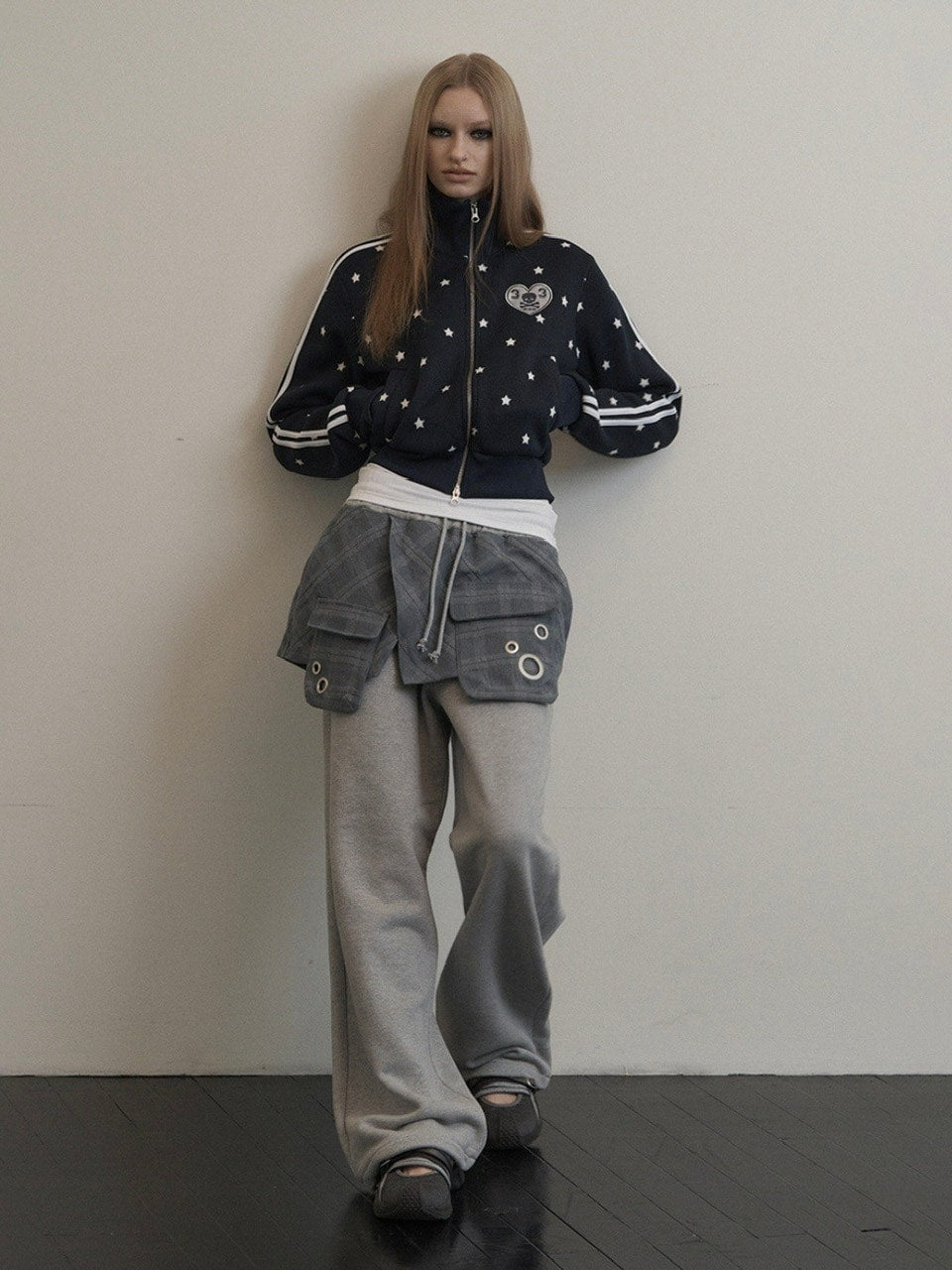 【SETUP‐EXE】STAR SPORTY ZIP-UP / 【セットアップエグゼ】スタースポーティージップアップジャケット