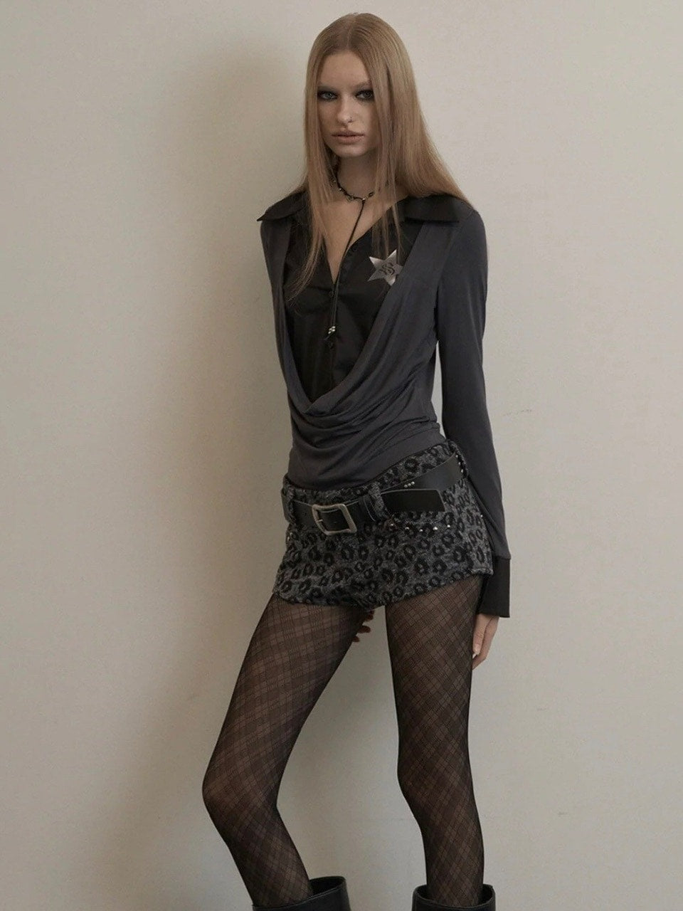 【SETUP-EXE】SHIRTS LAYERED TOP