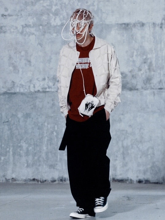 【AJOBYAJO】The Contorted Excuse Long Sleeves T-Shirt