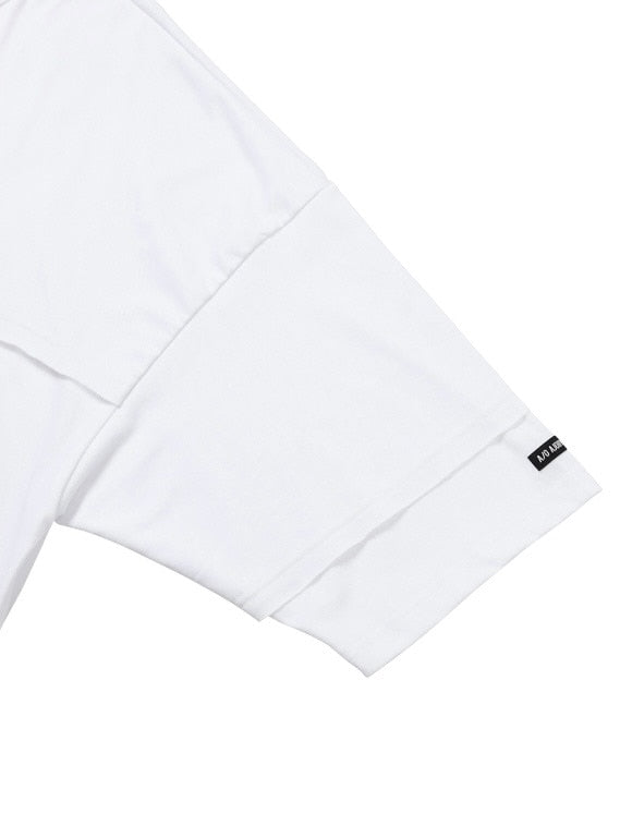 【AJOBYAJO】Tri Logo Mixed T-Shirt