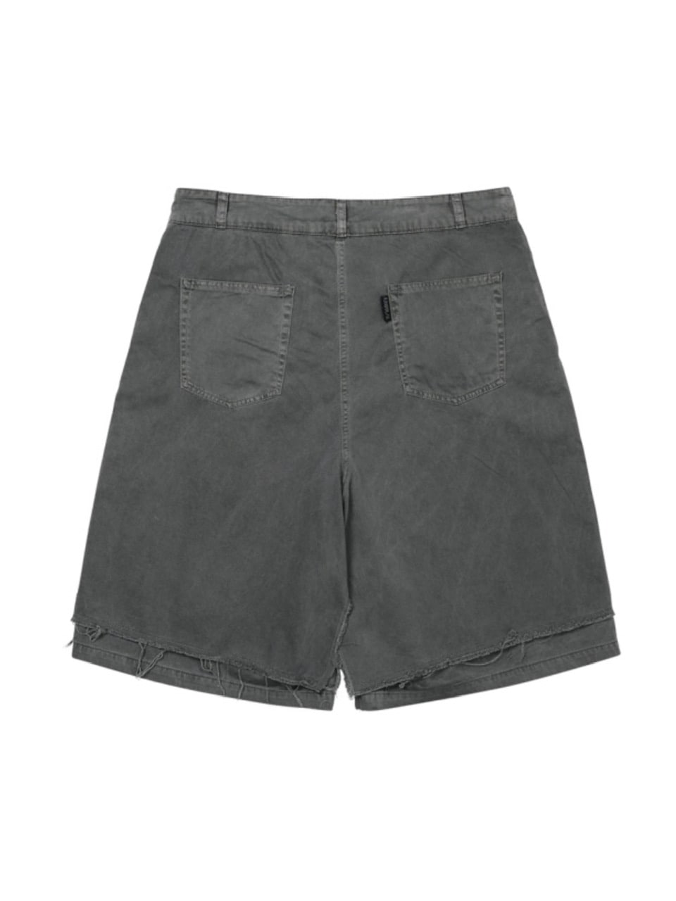 【AJOBYAJO】Washed Layered Skirt Shorts