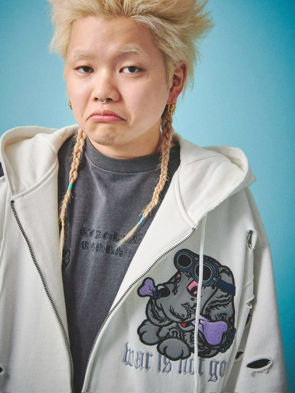 【GALFY】病みに染まりし反戦パーカー