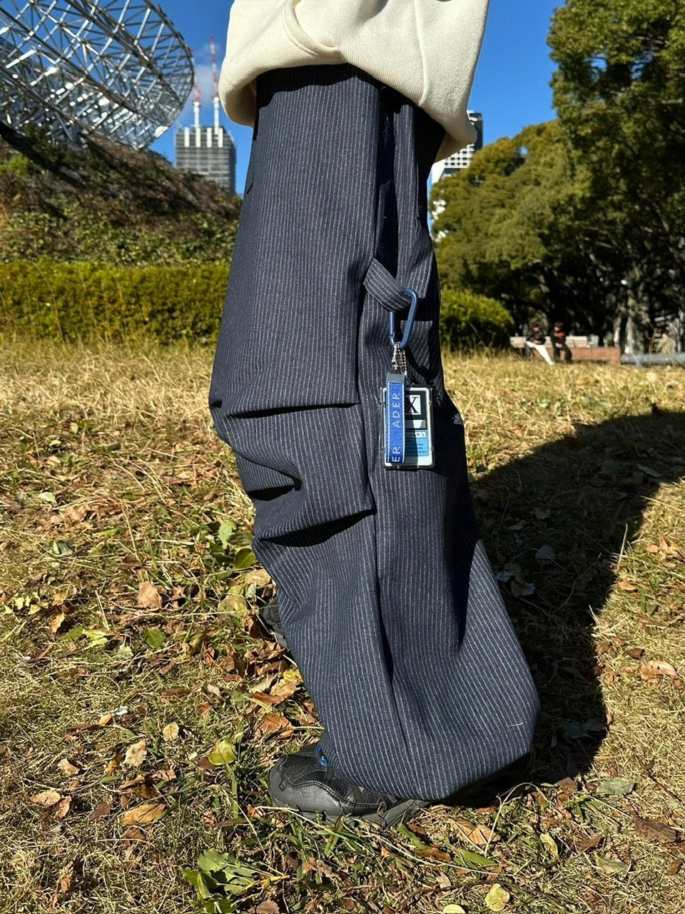 受注制【youll】stripe carpenter pants (2color)