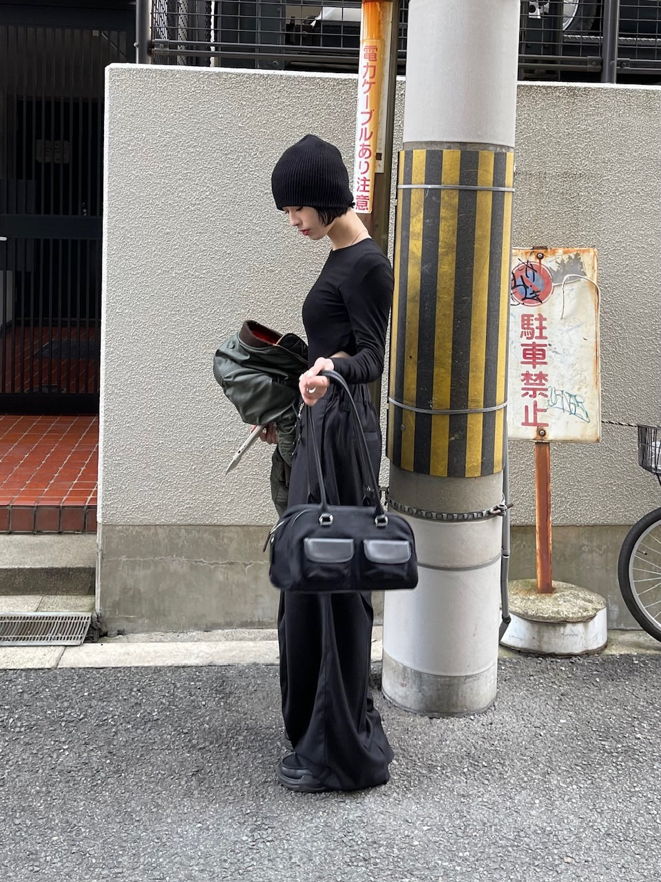 【oaks】side slit long sleeve (2color)