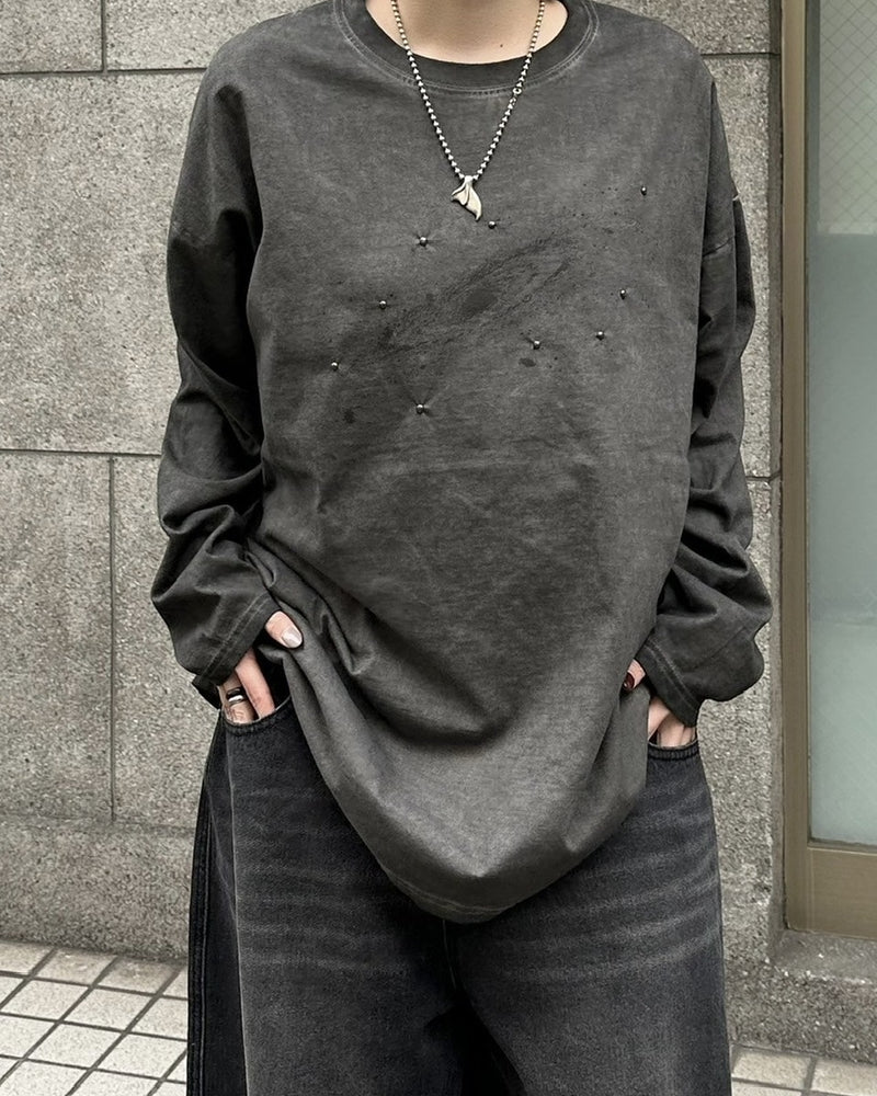 受注制【youll】galaxy long tee (2color)