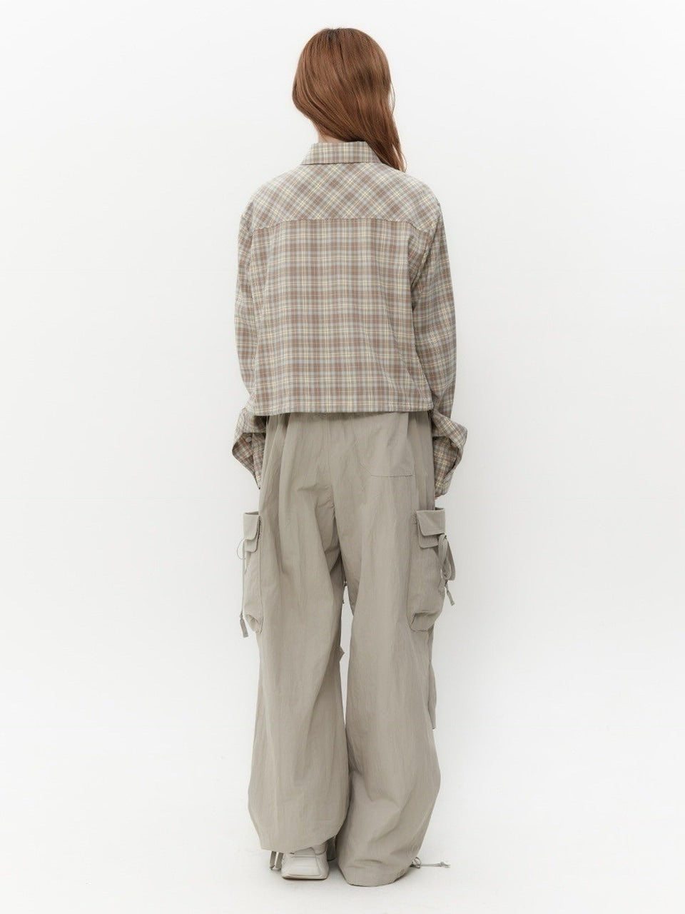 【TUOMIO】STRAPPY CHECK SHIRT