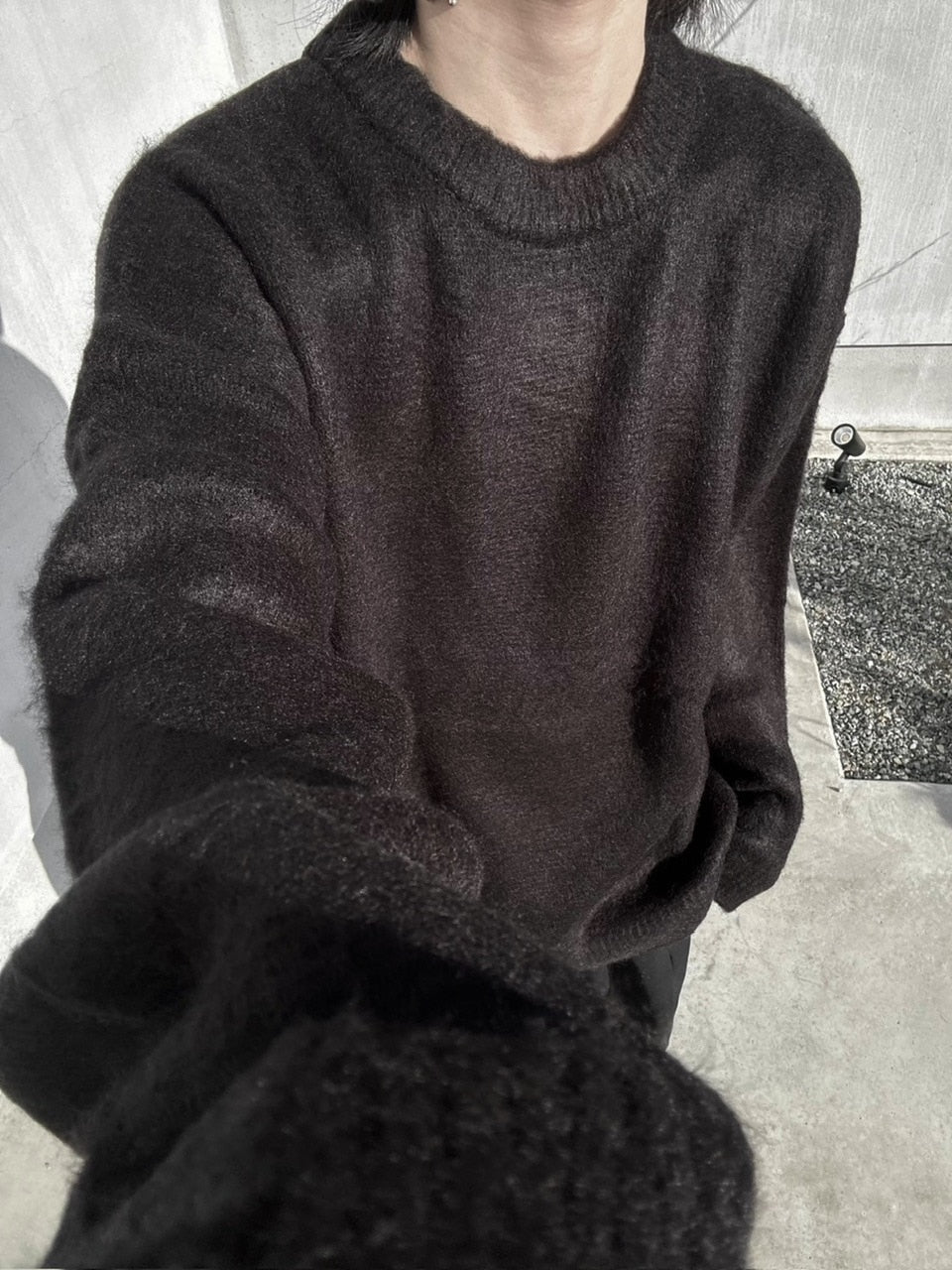 受注制【LUV CODE】oversized mohair knit (3color)
