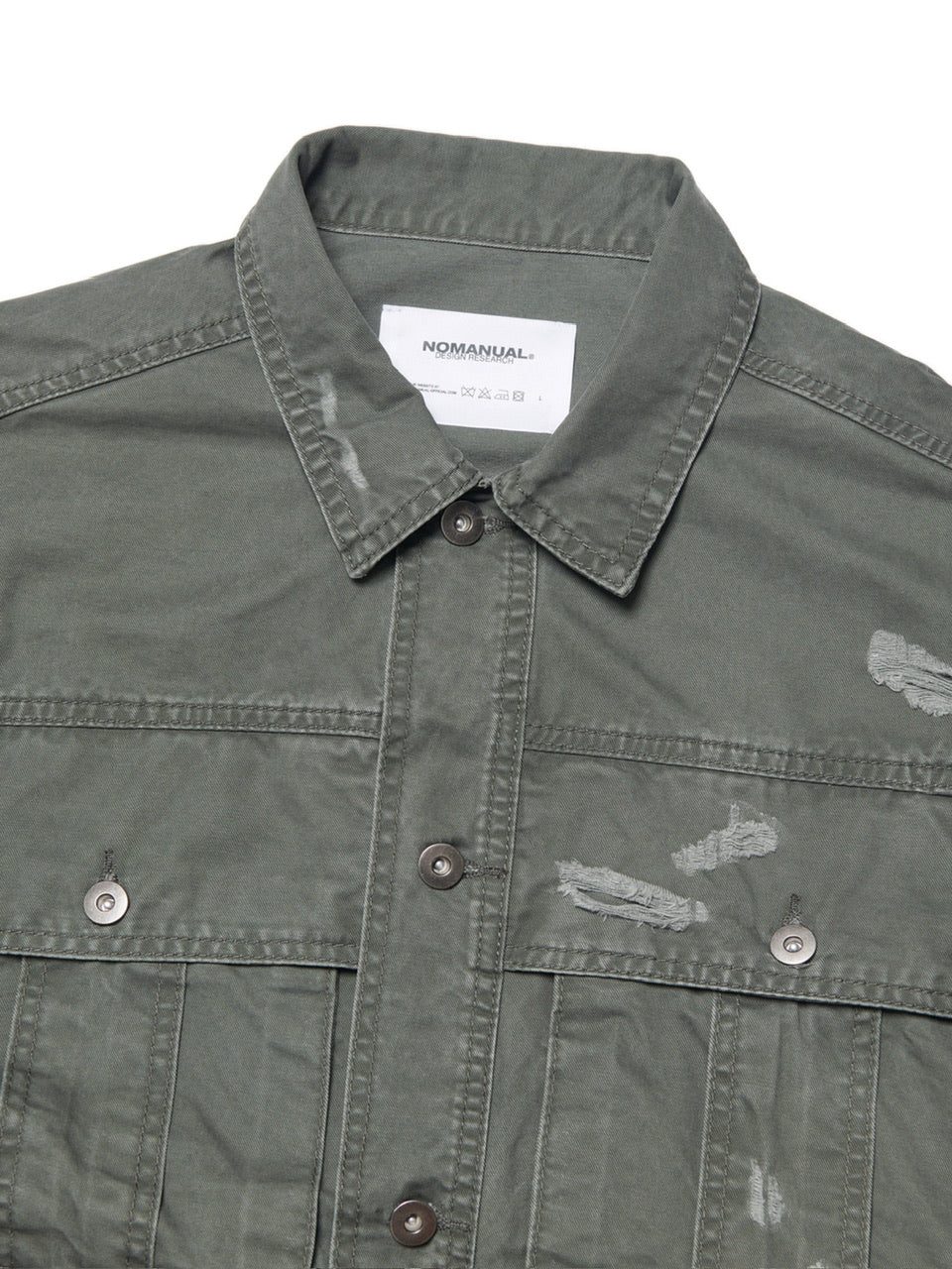 【NOMANUAL】I.P DAMAGED JACKET