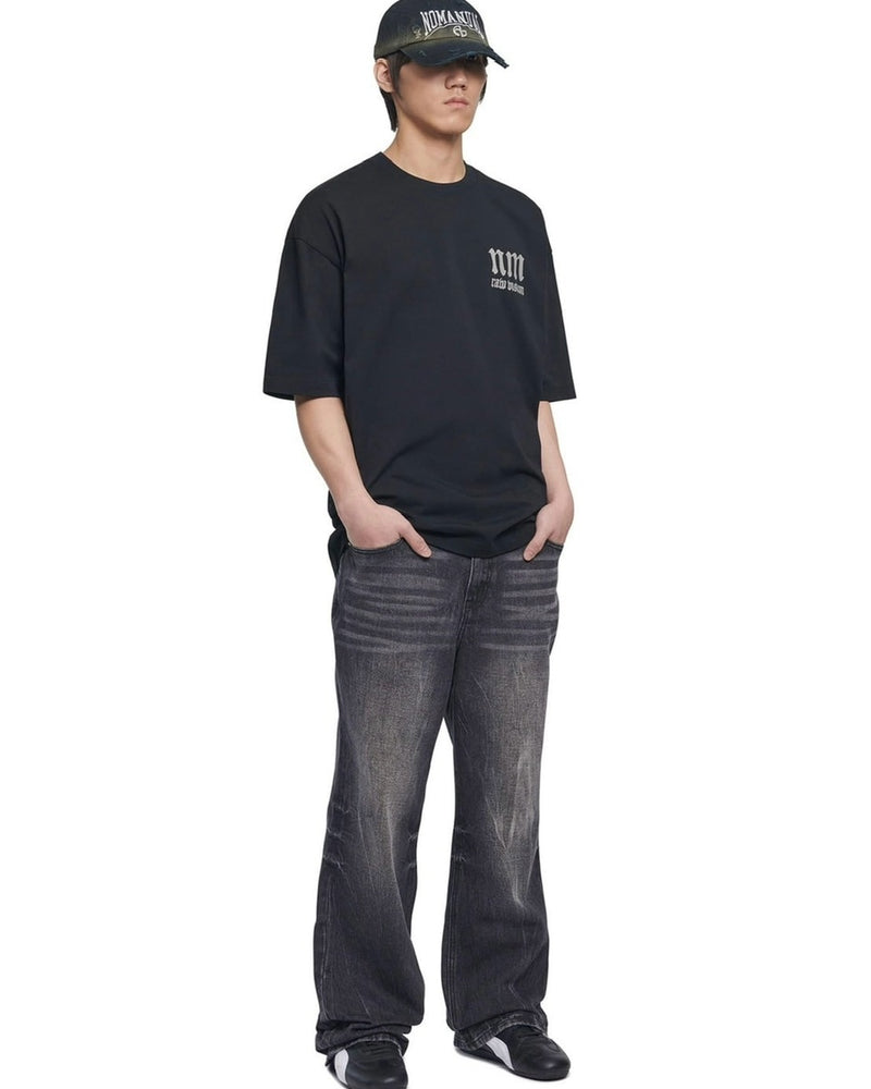 【NOMANUAL】R.V ARCH LOGO T-SHIRT