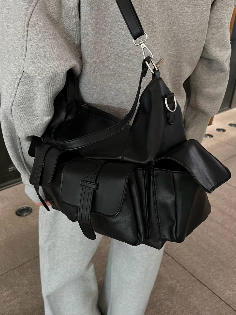 【Chikashitsu +】4pocket leather bag