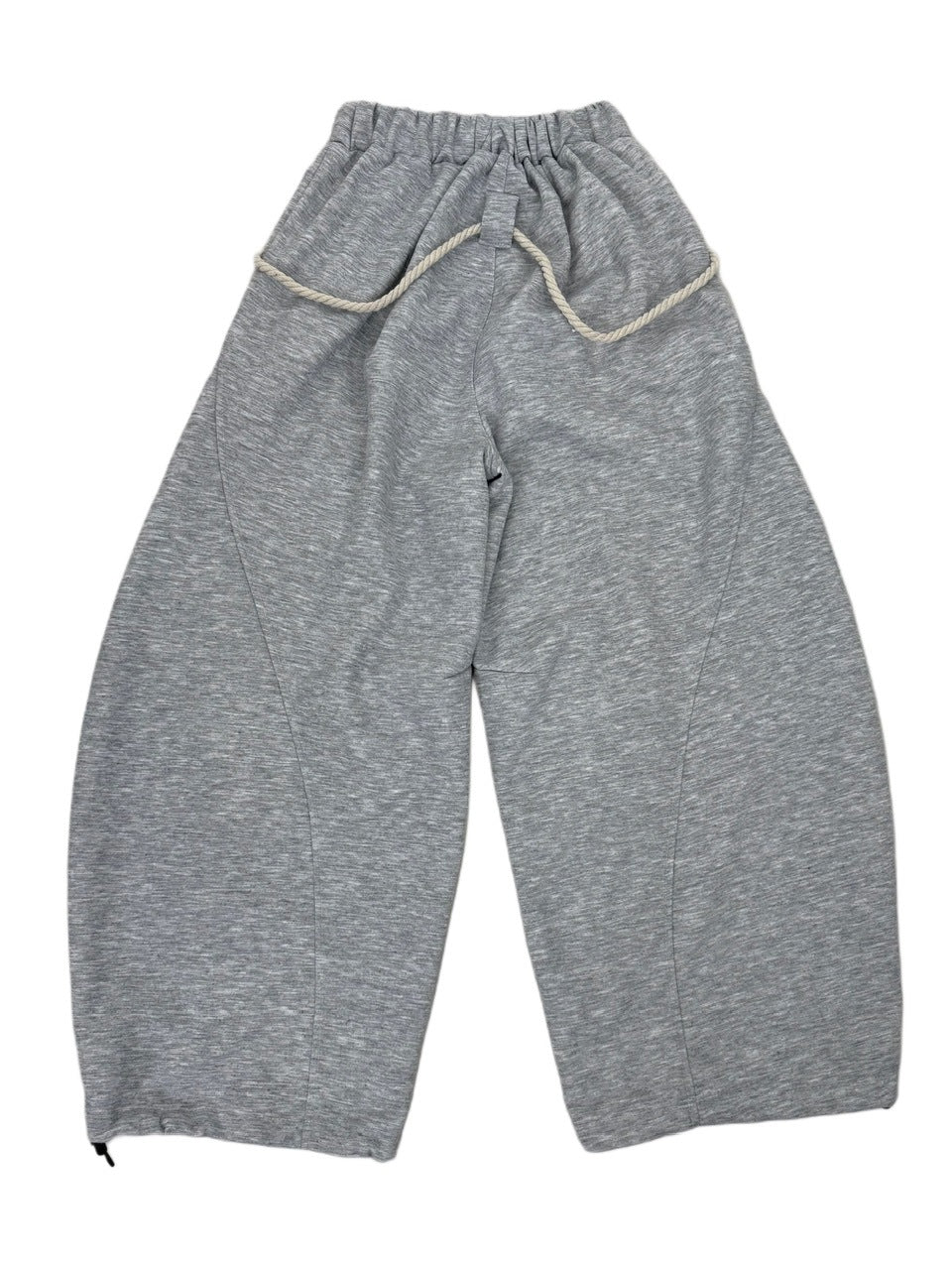 【Nerd out XU】waist rope loose sweat pants (2color) / 【ナードアウトエックスユー】ウエストロープルーズスウェットパンツ