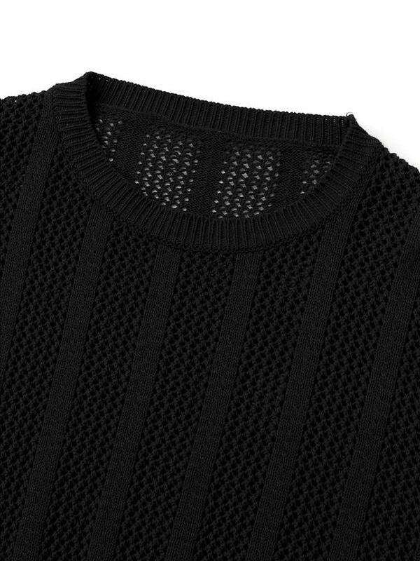 【DNSR】Meshed Crop Knit