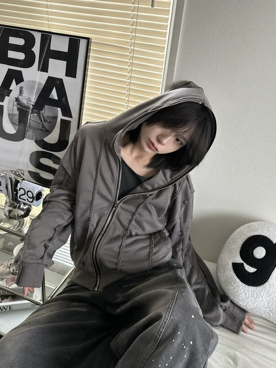 【LUV CODE】full zip up hoodie