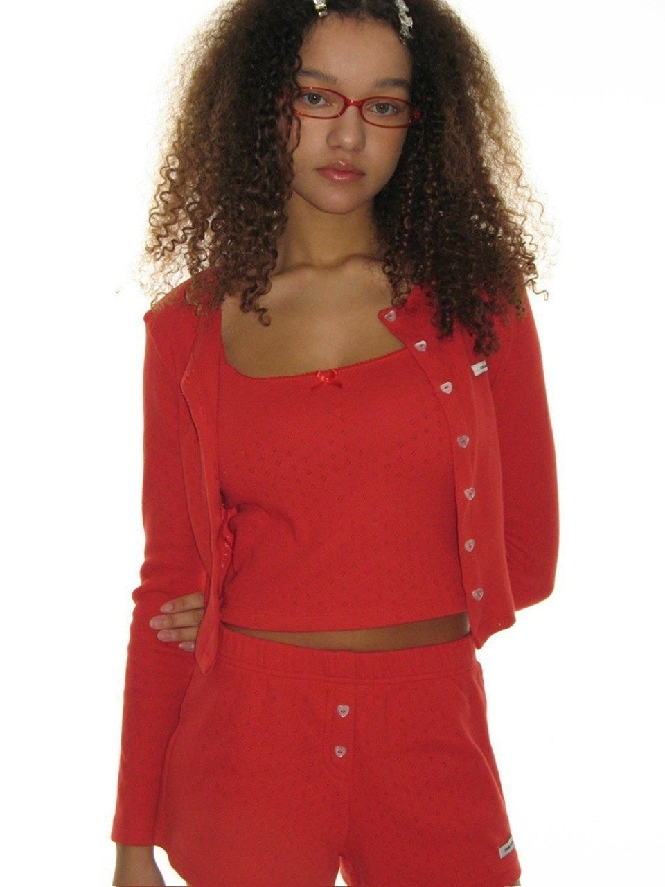 【CRANK】LACE EYELET SLEEVELESS