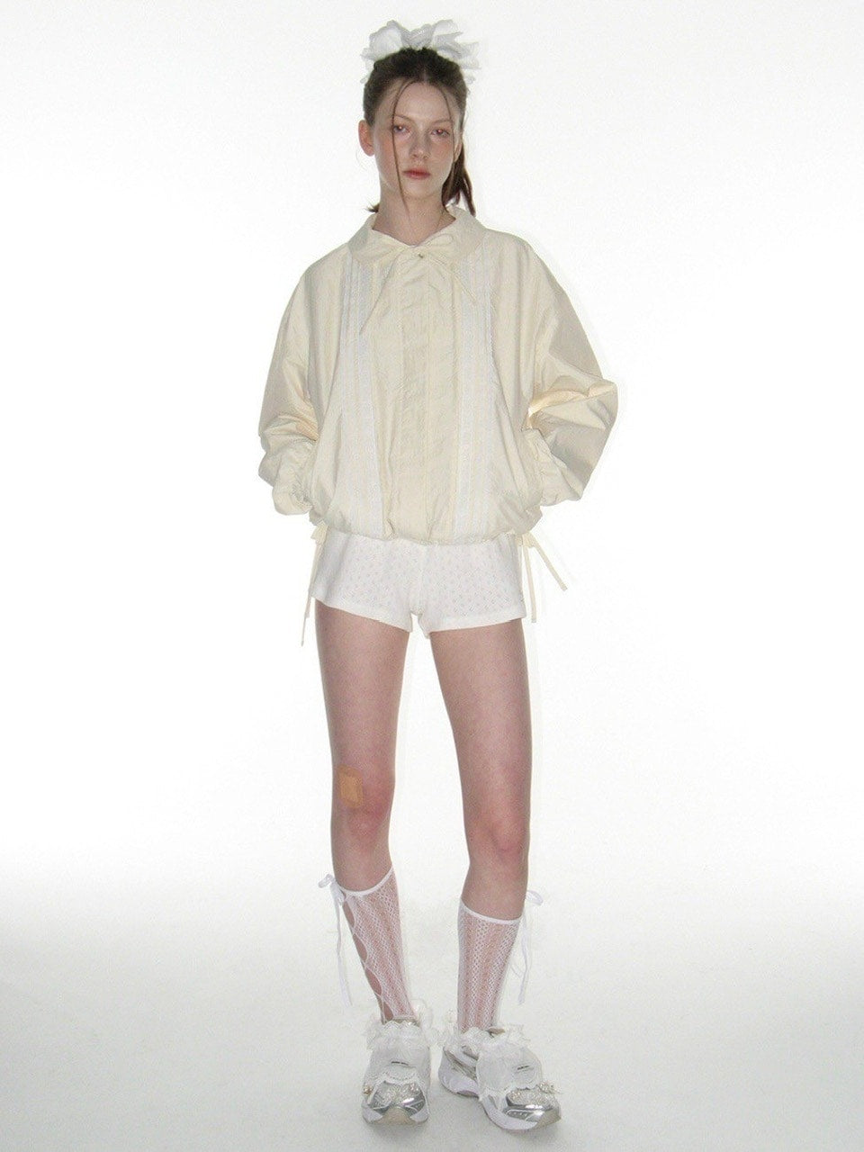 【CRANK】PINTUCK LACE WINDBREAKER