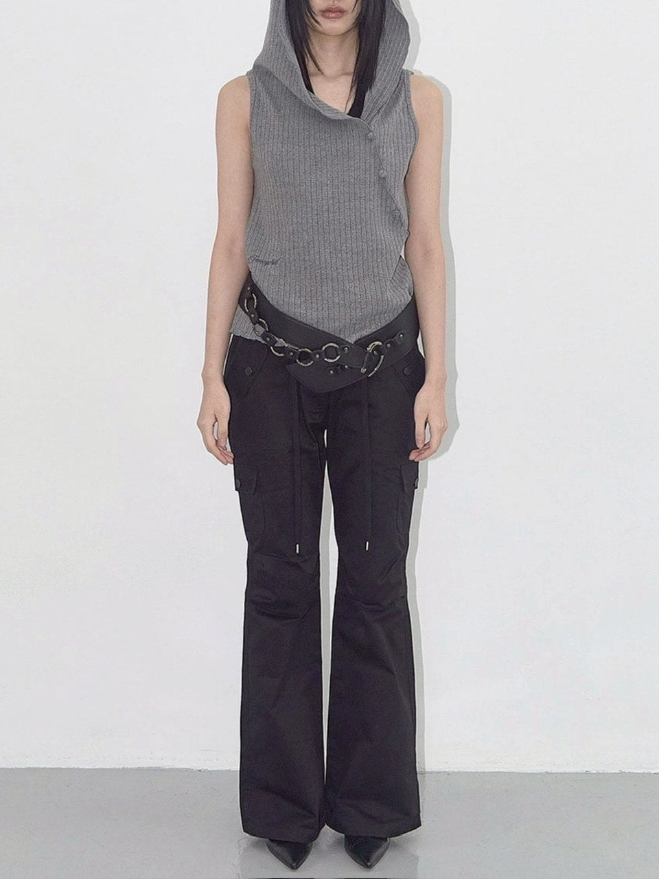 【FANCY CLUB】BIRD COWL SLEEVELESS