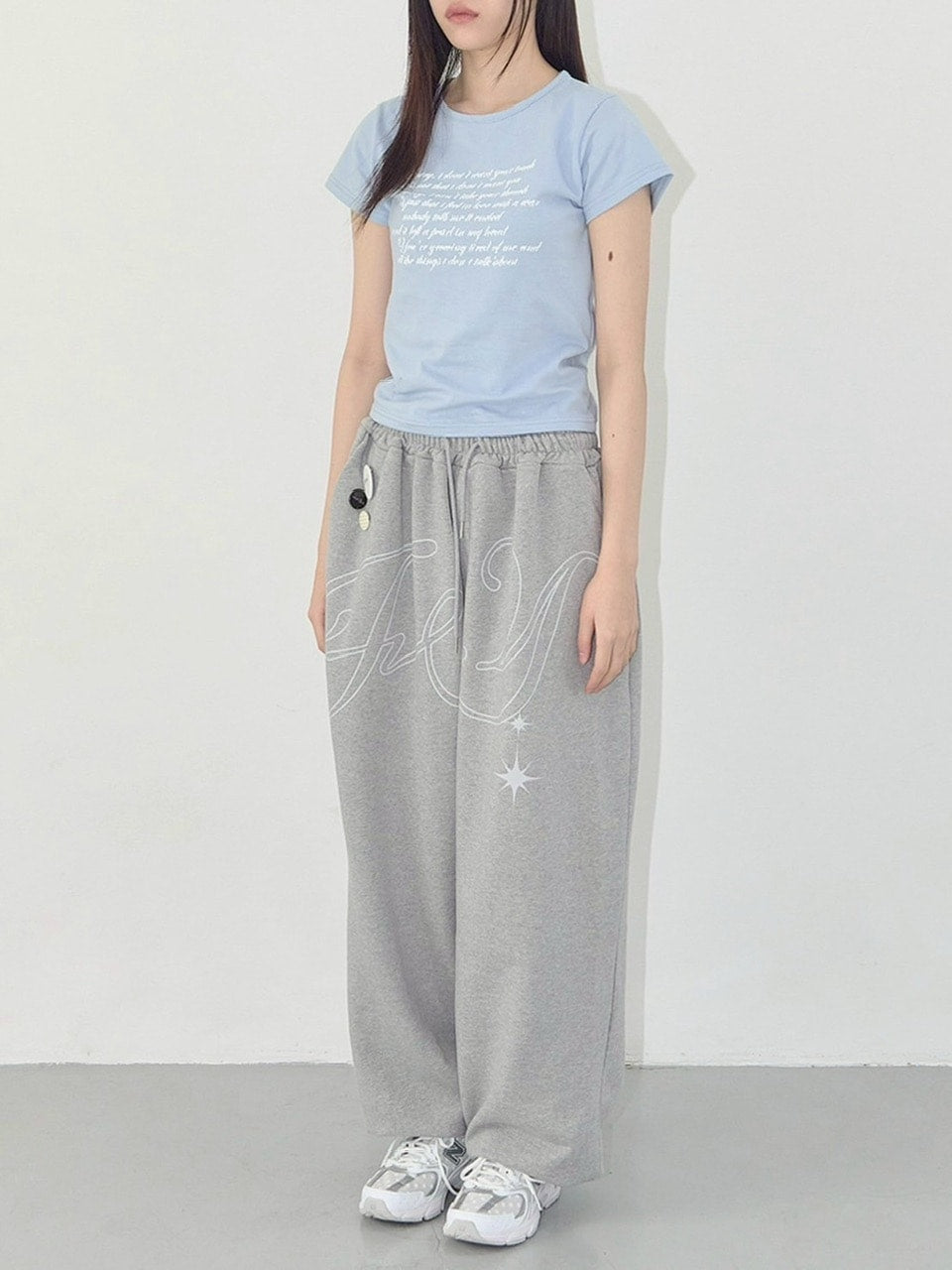 【FANCY CLUB】ANGEL MARK CROP TEE / 【ファンシークラブ】クロップロゴ半袖Tシャツ