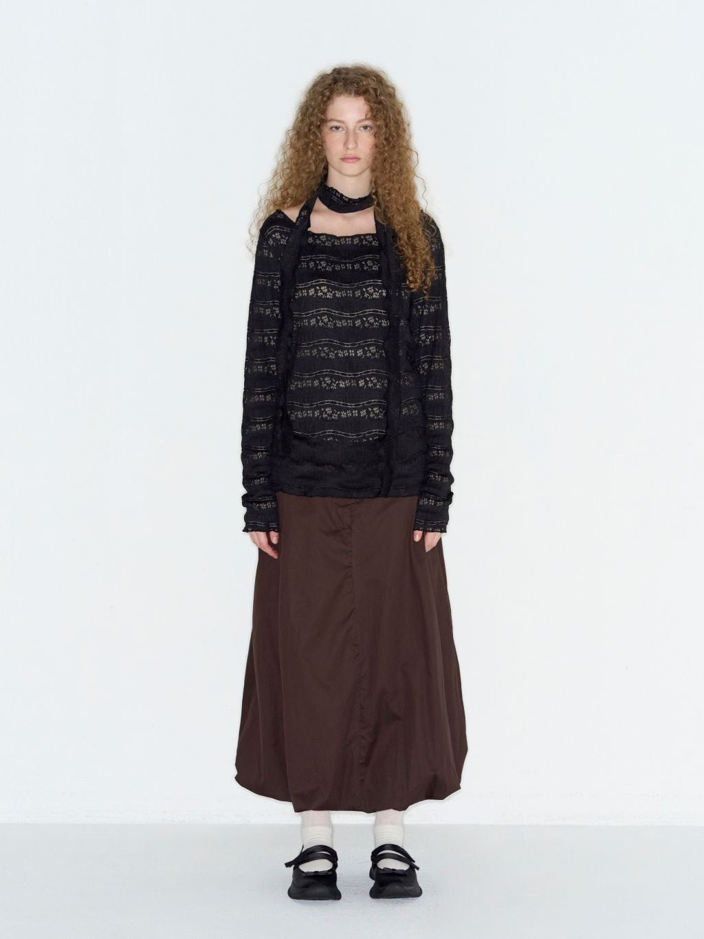 【ROCK CAKE】Pattern Punching Long sleeve