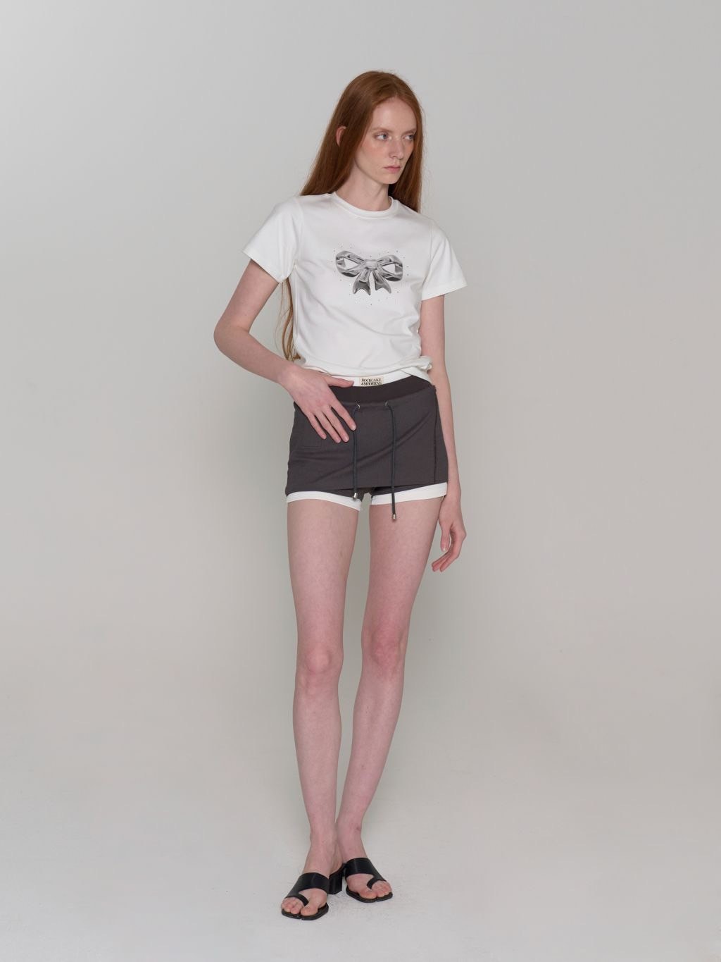 【ROCK CAKE】Hotfix Ribbon Top