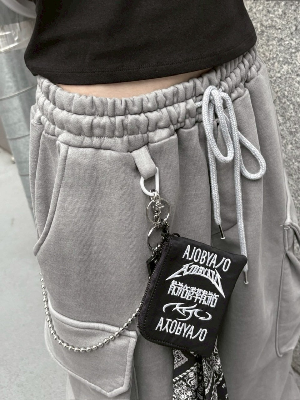 【nmtc +】oversized pigment sweat cargo pants (2color)