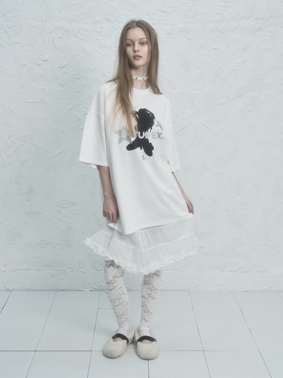 【SETUP‐EXE】FRILL CANCAN SKIRT