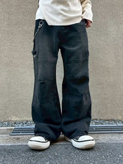 大阪店WEB限定受注制【Chikashitsu +】straight fit carpenter denim pants