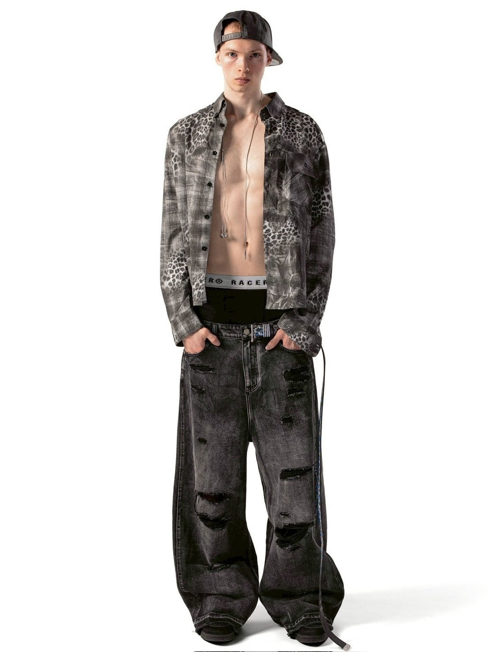 【RACER WORLDWIDE】Laser Camo Jeans