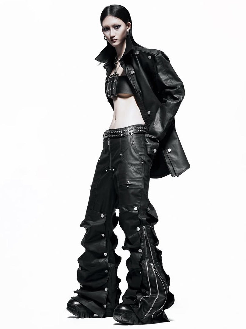 【RICH】Multi Button Denim Jacket