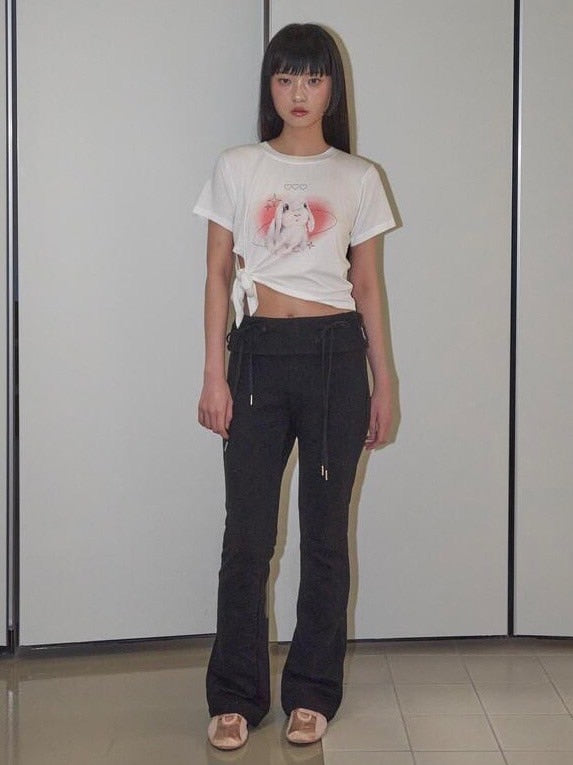 【ODDONEOUT】COSMOS RABBIT TIE T-SHIRTS