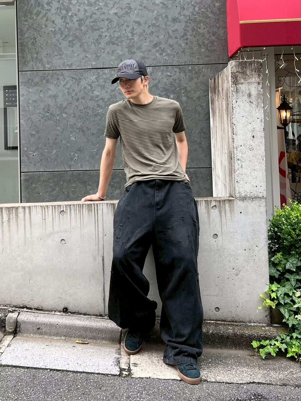 受注制【Chikashitsu +】tight fit border t-shirt (3color) / 【チカシツプラス】タイトフィットボーダー半袖Tシャツ