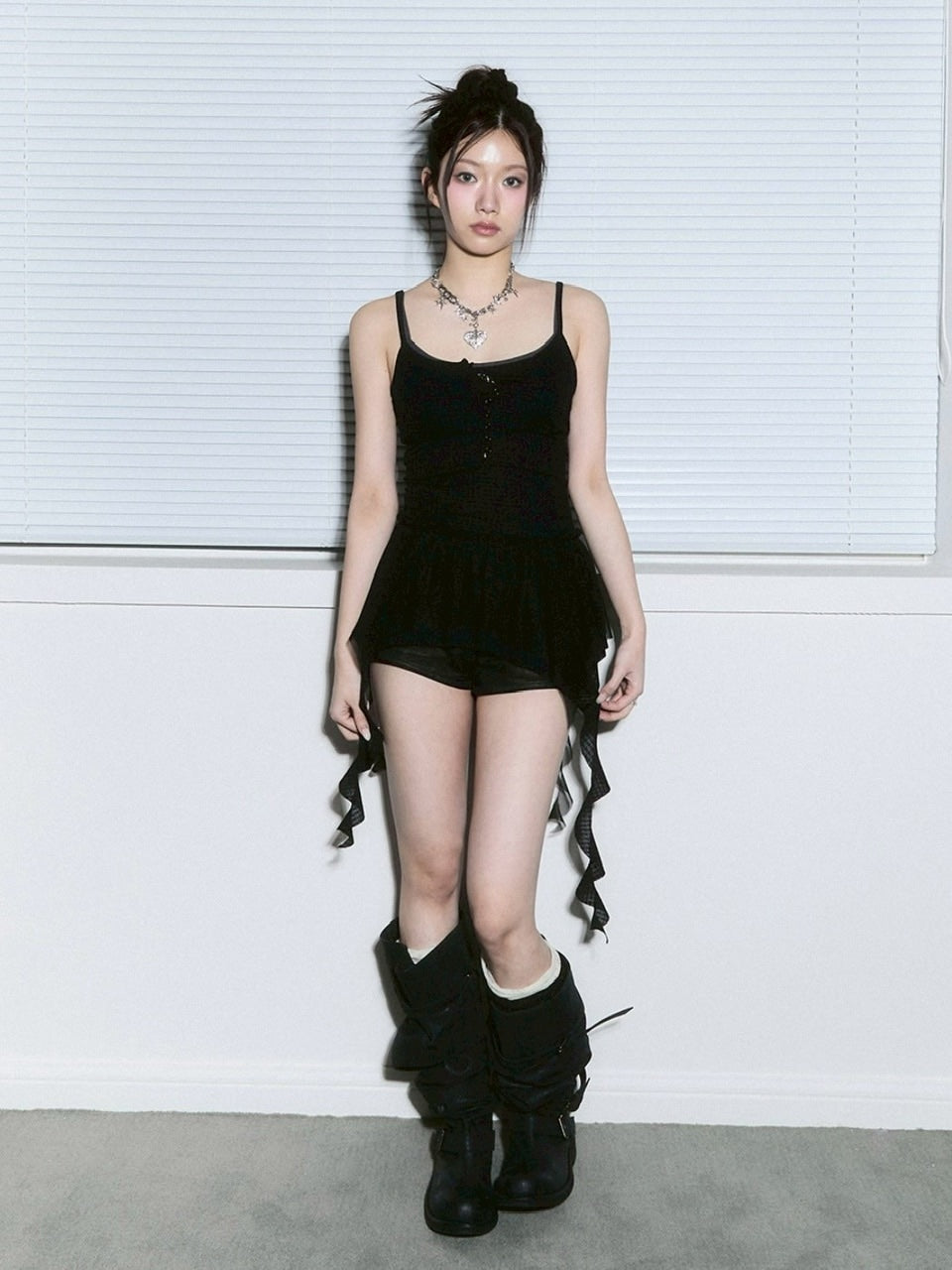 【CHERRYQUIRI】frill layered sleevless / 【チェリーキュリー】フリルレイヤードキャミソール