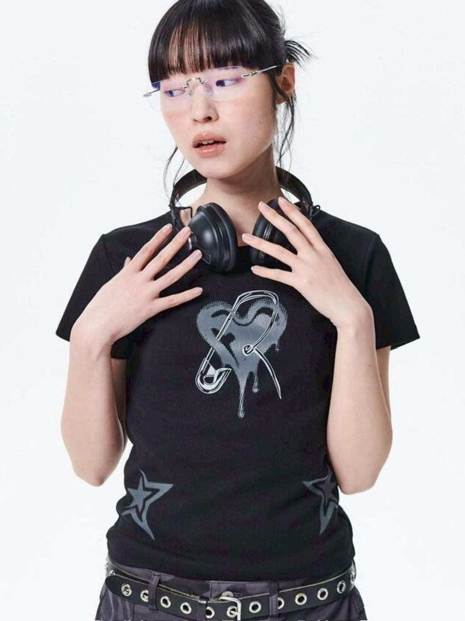 【runningHIGH】MELTING HEART H/S TEE