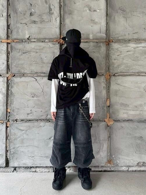 【roaringrad】CARPENTER BERMUDA DENIM PANTS