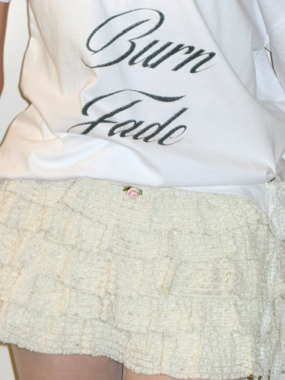 【CRANK】LACE CANCAN SKIRT PANTS