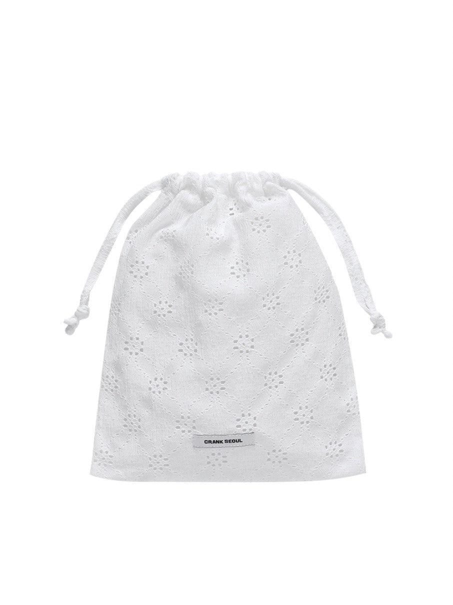 【CRANK】EYELET FRILL BIKINI SET