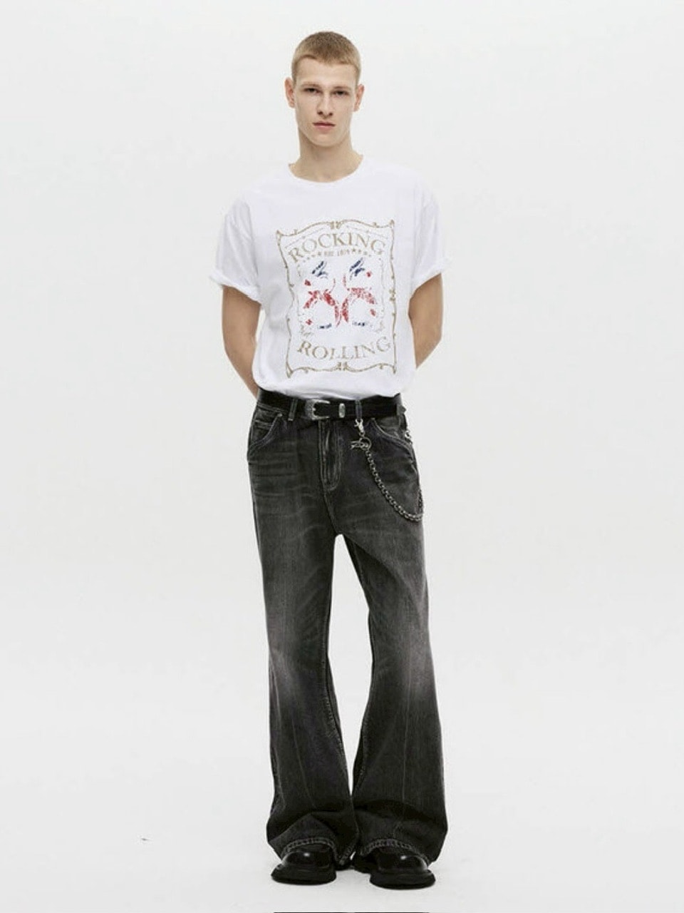 【DNSR】Western Flare Denim Pants