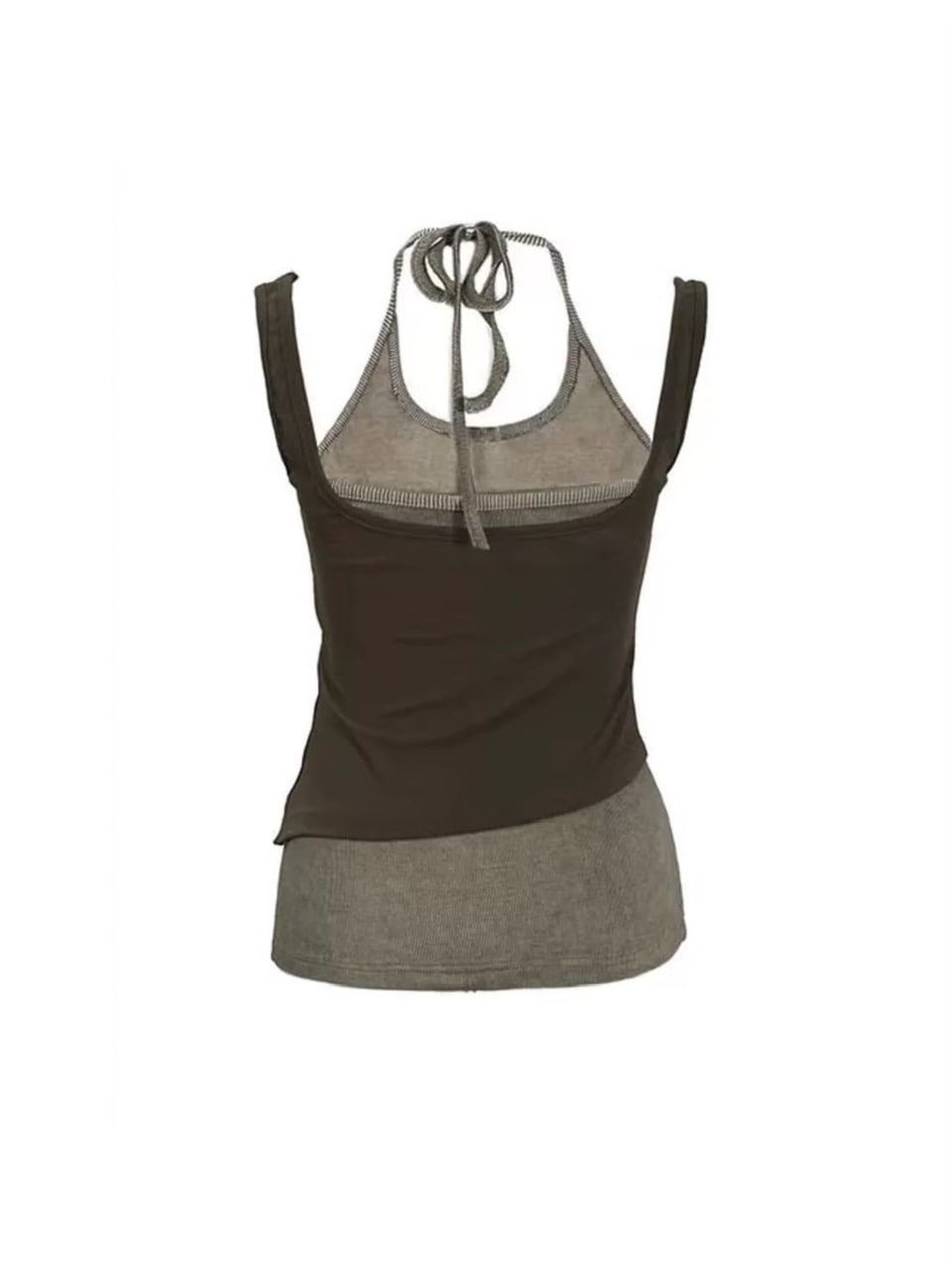 【Cest Nous】Brown Two-Piece Camisole