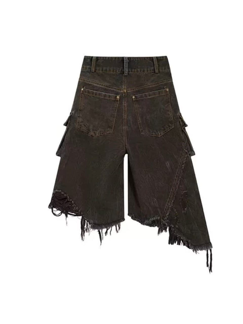 【Cest Nous】Denim Capri Pants