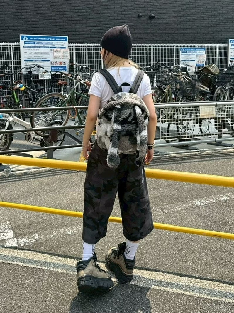 【DND4DES】BUNNY EAR PLUSH BACKPACK