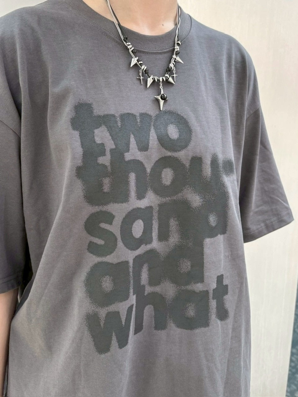 受注制【nmtc +】blurry design tee (3color)