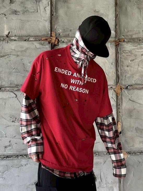 【roaringrad】DAMAGE LETTERING T-SHIRTS / 【ロアリングラド】ダメージロゴ半袖Tシャツ