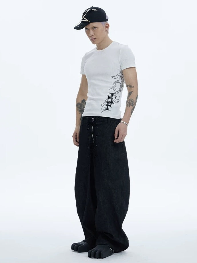 【DND4DES】HONEYSUCKLE CROSS T-SHIRT