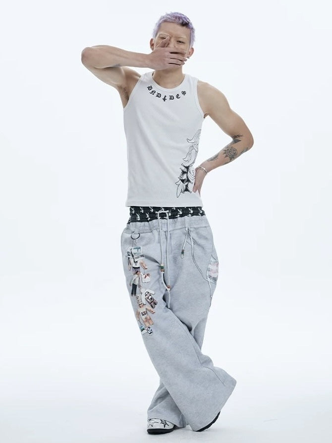 【DND4DES】BIKINI PRINTED SWEAT PANTS