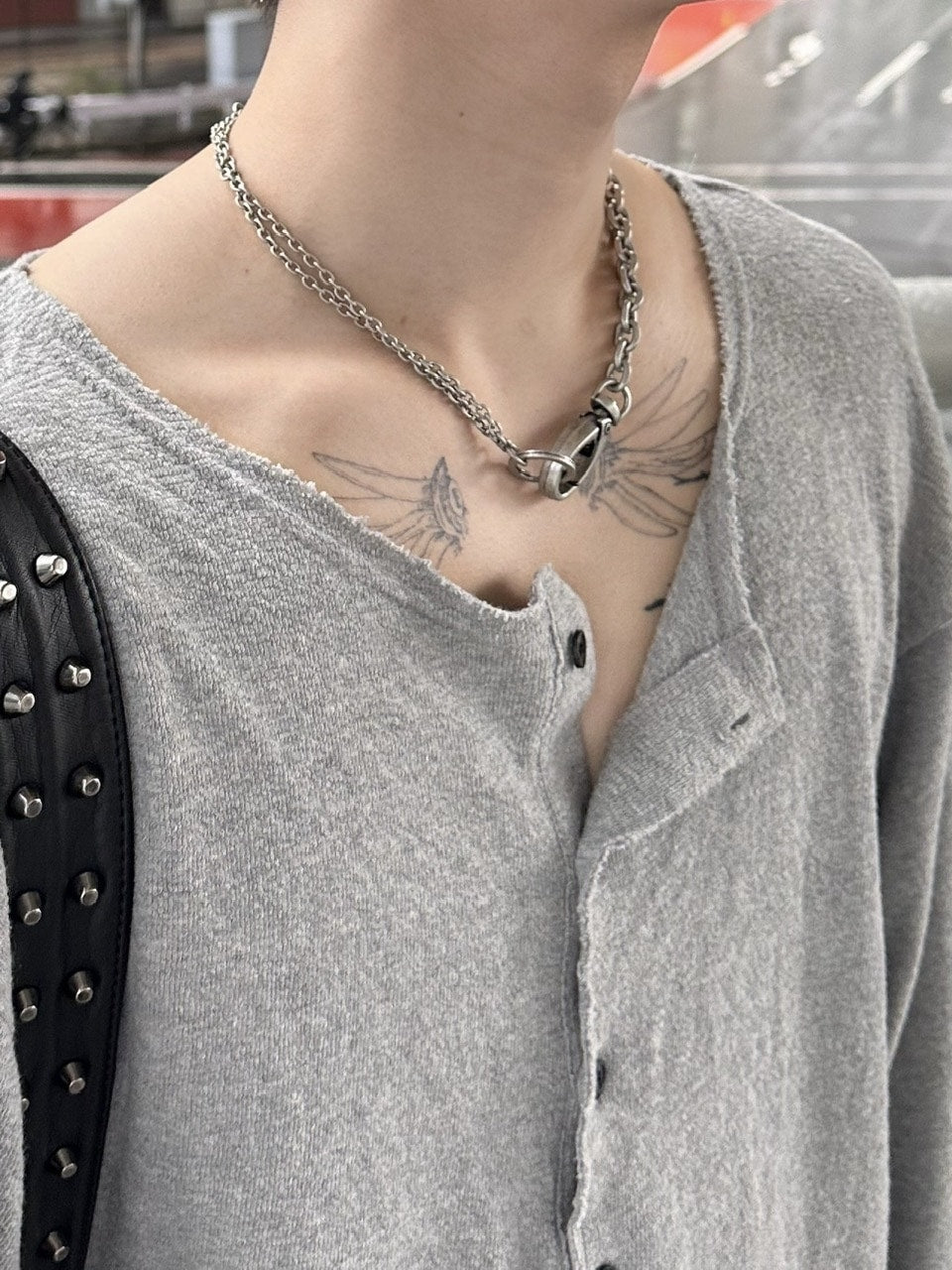 【CHIKASHITSU PLUS HIGH】Dual chain necklace