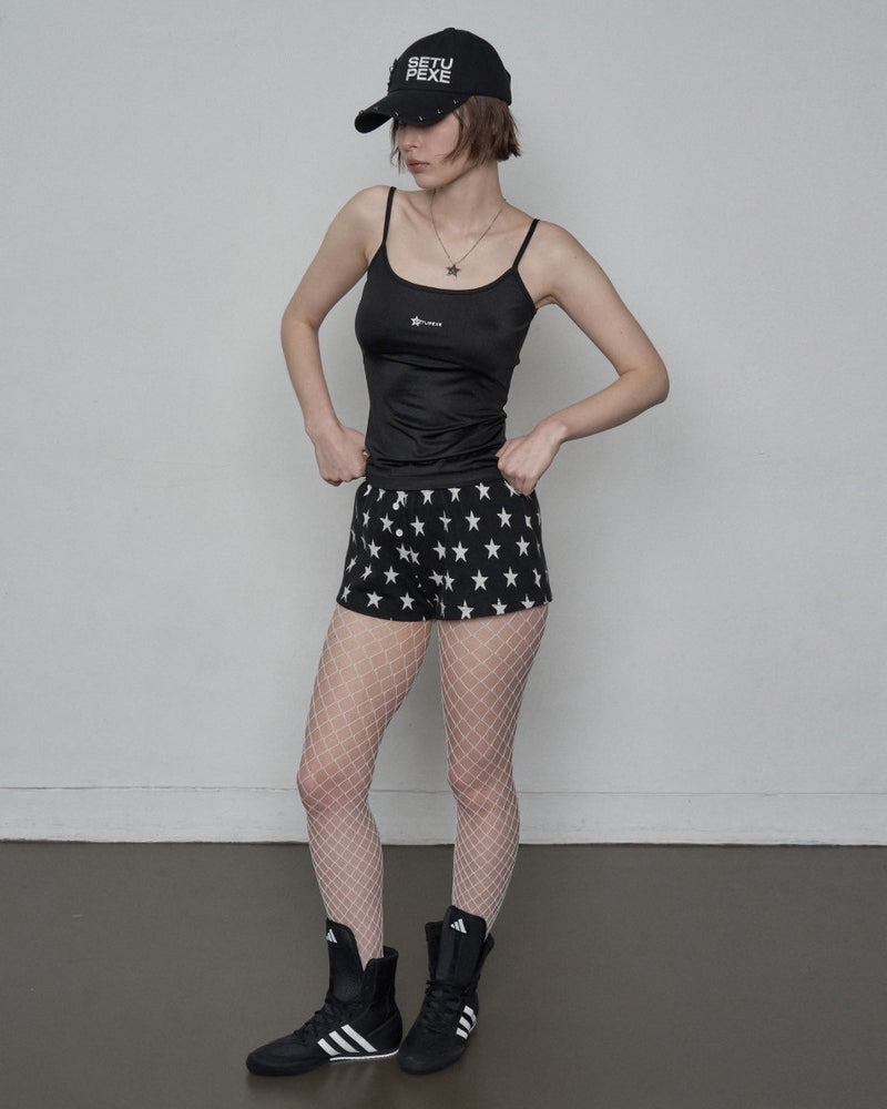 【SETUP‐EXE】STAR SHORT PANTS / 【セットアップエグゼ】スターショートパンツ